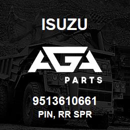 9513610661 Isuzu PIN, RR SPR | AGA Parts