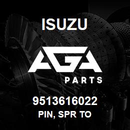 9513616022 Isuzu PIN, SPR TO | AGA Parts