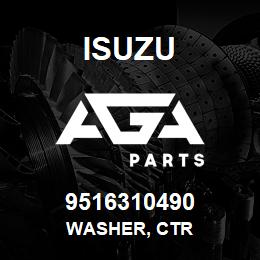 9516310490 Isuzu WASHER, CTR | AGA Parts