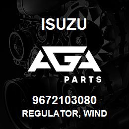 9672103080 Isuzu REGULATOR, WIND | AGA Parts