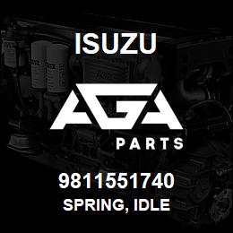 9811551740 Isuzu SPRING, IDLE | AGA Parts