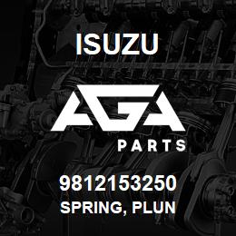 9812153250 Isuzu SPRING, PLUN | AGA Parts