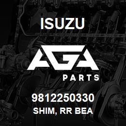 9812250330 Isuzu SHIM, RR BEA | AGA Parts