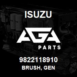 9822118910 Isuzu BRUSH, GEN | AGA Parts