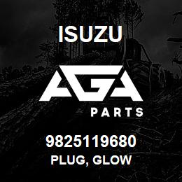 9825119680 Isuzu PLUG, GLOW | AGA Parts