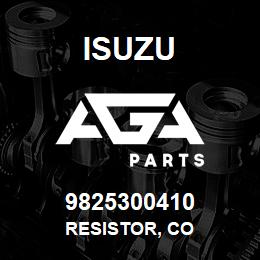 9825300410 Isuzu RESISTOR, CO | AGA Parts