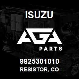 9825301010 Isuzu RESISTOR, CO | AGA Parts