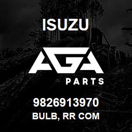 9826913970 Isuzu BULB, RR COM | AGA Parts