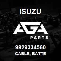 9829334560 Isuzu CABLE, BATTE | AGA Parts