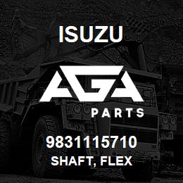 9831115710 Isuzu SHAFT, FLEX | AGA Parts