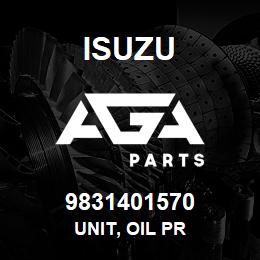 9831401570 Isuzu UNIT, OIL PR | AGA Parts