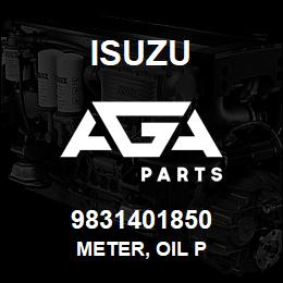 9831401850 Isuzu METER, OIL P | AGA Parts