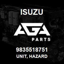 9835518751 Isuzu UNIT, HAZARD | AGA Parts