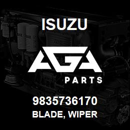 9835736170 Isuzu BLADE, WIPER | AGA Parts