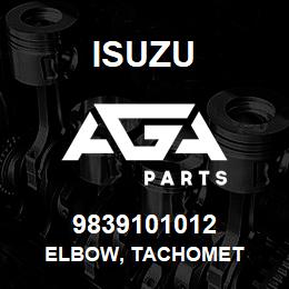 9839101012 Isuzu ELBOW, TACHOMET | AGA Parts