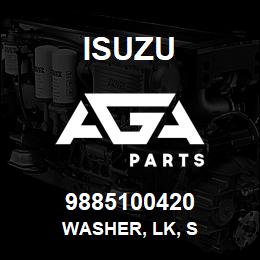 9885100420 Isuzu WASHER, LK, S | AGA Parts