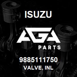 9885111750 Isuzu VALVE, INL | AGA Parts