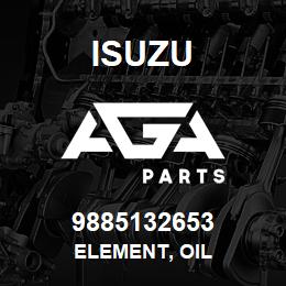 9885132653 Isuzu ELEMENT, OIL | AGA Parts