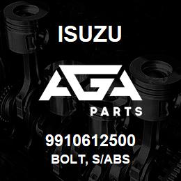 9910612500 Isuzu BOLT, S/ABS | AGA Parts