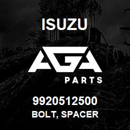 9920512500 Isuzu BOLT, SPACER | AGA Parts