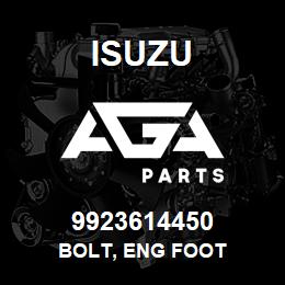 9923614450 Isuzu BOLT, ENG FOOT | AGA Parts