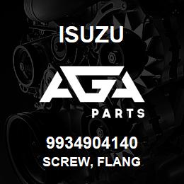 9934904140 Isuzu SCREW, FLANG | AGA Parts