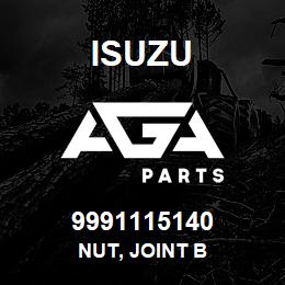 9991115140 Isuzu NUT, JOINT B | AGA Parts