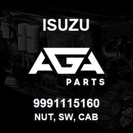 9991115160 Isuzu NUT, SW, CAB | AGA Parts