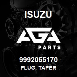 9992055170 Isuzu PLUG, TAPER | AGA Parts