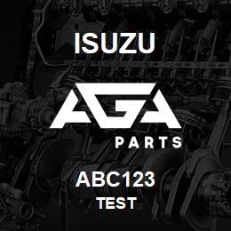 ABC123 Isuzu TEST | AGA Parts