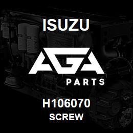 H106070 Isuzu SCREW | AGA Parts