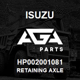 HP002001081 Isuzu retaining axle | AGA Parts