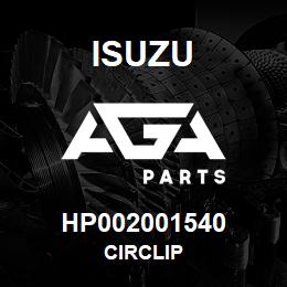 HP002001540 Isuzu circlip | AGA Parts