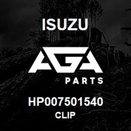 HP007501540 Isuzu CLIP | AGA Parts