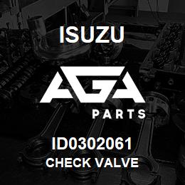 ID0302061 Isuzu CHECK VALVE | AGA Parts