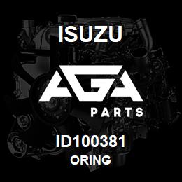 ID100381 Isuzu ORING | AGA Parts