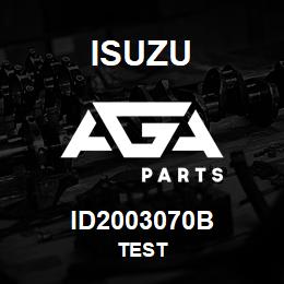 ID2003070B Isuzu TEST | AGA Parts