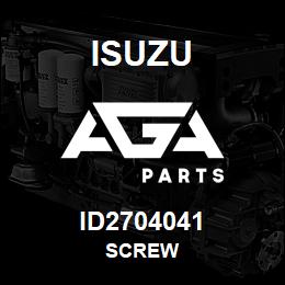 ID2704041 Isuzu SCREW | AGA Parts