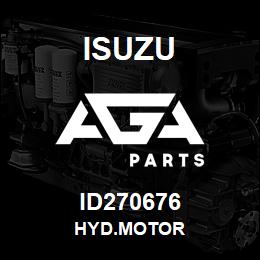 ID270676 Isuzu HYD.MOTOR | AGA Parts