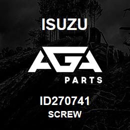 ID270741 Isuzu SCREW | AGA Parts