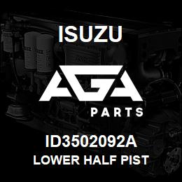 ID3502092A Isuzu LOWER HALF PIST | AGA Parts