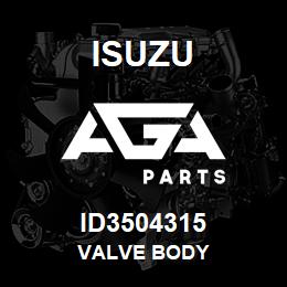 ID3504315 Isuzu VALVE BODY | AGA Parts