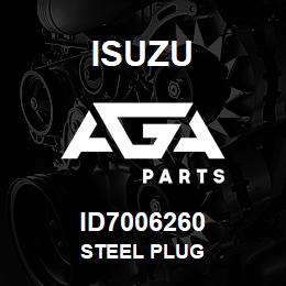 ID7006260 Isuzu STEEL PLUG | AGA Parts