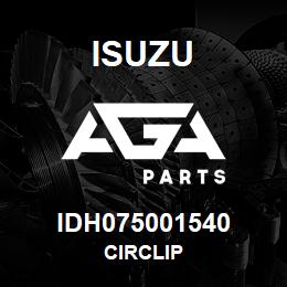 IDH075001540 Isuzu CIRCLIP | AGA Parts