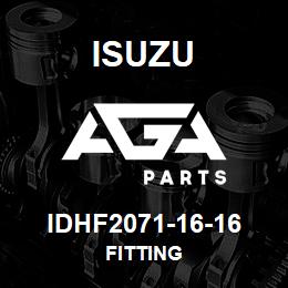 IDHF2071-16-16 Isuzu FITTING | AGA Parts