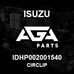 IDHP002001540 Isuzu CIRCLIP | AGA Parts