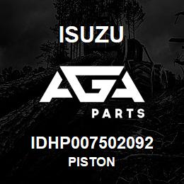 IDHP007502092 Isuzu PISTON | AGA Parts