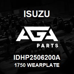 IDHP2506200A Isuzu 1750 WEARPLATE | AGA Parts