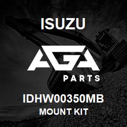 IDHW00350MB Isuzu MOUNT KIT | AGA Parts