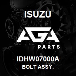 IDHW07000A Isuzu BOLT ASSY. | AGA Parts